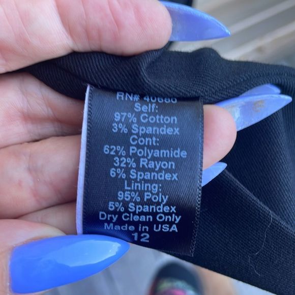 🌟 Black Halo Sz 12 Cocktail Dress 🌟 - Picture 8 of 12